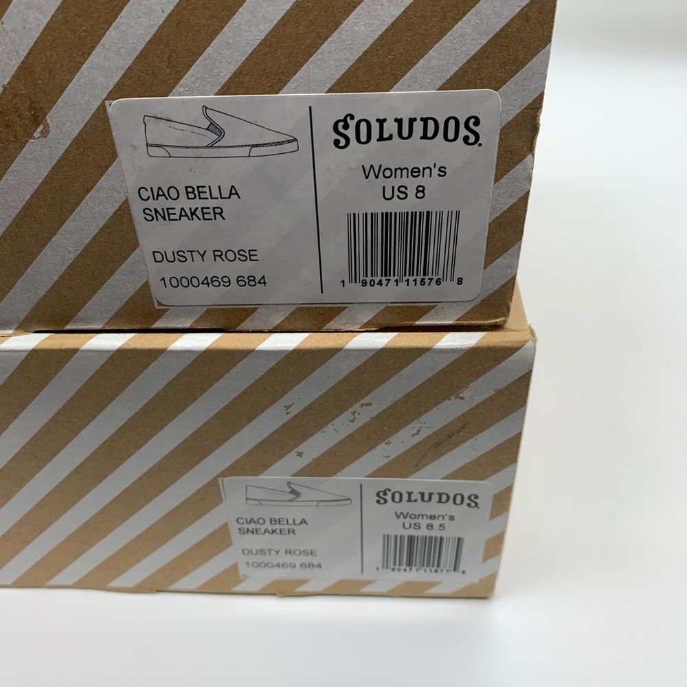 Soludos Ciao Bella Dusty Rose Slip On sneakers - Picture 8 of 8